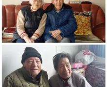 百岁抗战老兵，走过百年岁月。 上幅是95岁的抗战女兵，国军60军女战士，她老伴过百岁；下幅是100岁的参加过淞沪会战的中校团长，他老伴90岁，两对夫妻健在，精神矍铄。他们年轻时候舍生忘死，为国尽忠，年老时相依相伴，伉俪情深。百年岁月，不知历经多少风霜雨雪，依然你侬我侬。经历也罢，爱情也罢，岂是如今电视剧里所能展现出来的。真的令人动容，令人叹服！！”